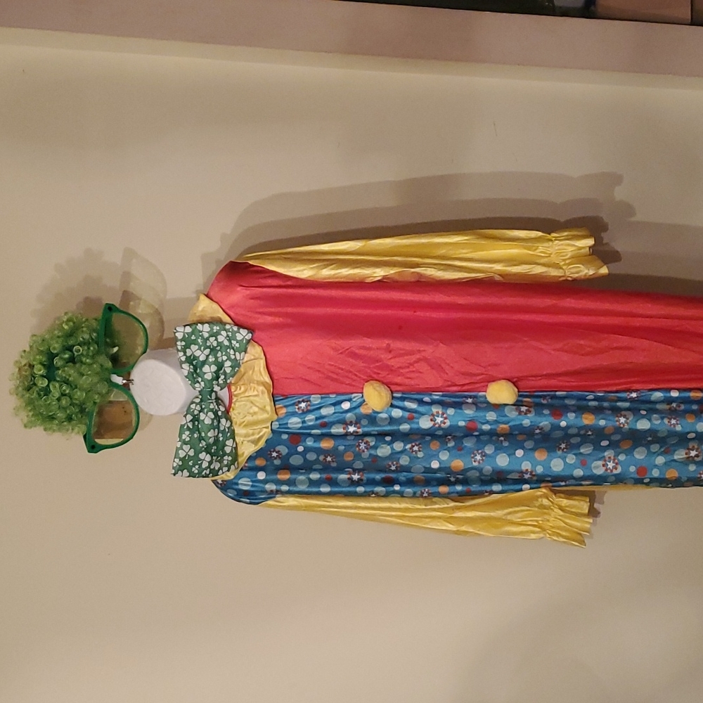 Adult Unisex Halloween Clown Jumpsuit Size 2XL